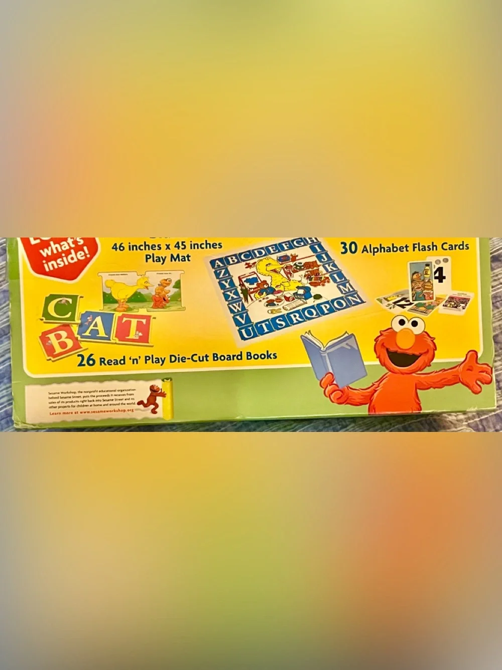 SESAME STREET ABCs 26 Interlocking Alphabet Board Books Set VG IN BOX…& MORE!!